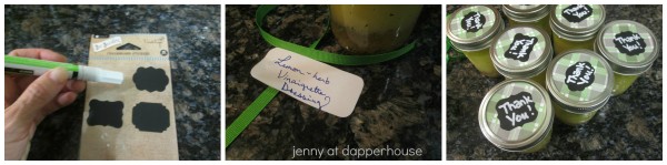 Fresh Gift for Mason Jar #Lemon #Basil Vinaigrette Dressing #recipe @dapperhouse #gift