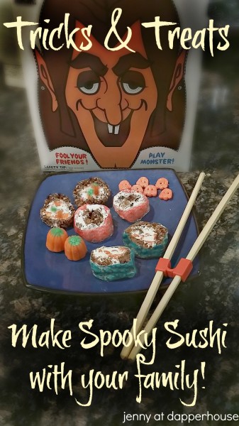 Have FUN with your family by making spooky sushi with #retromonstercereal  #PlatefullCoOp #paid breakfast cereal and snack treats jenny @dapperhouse