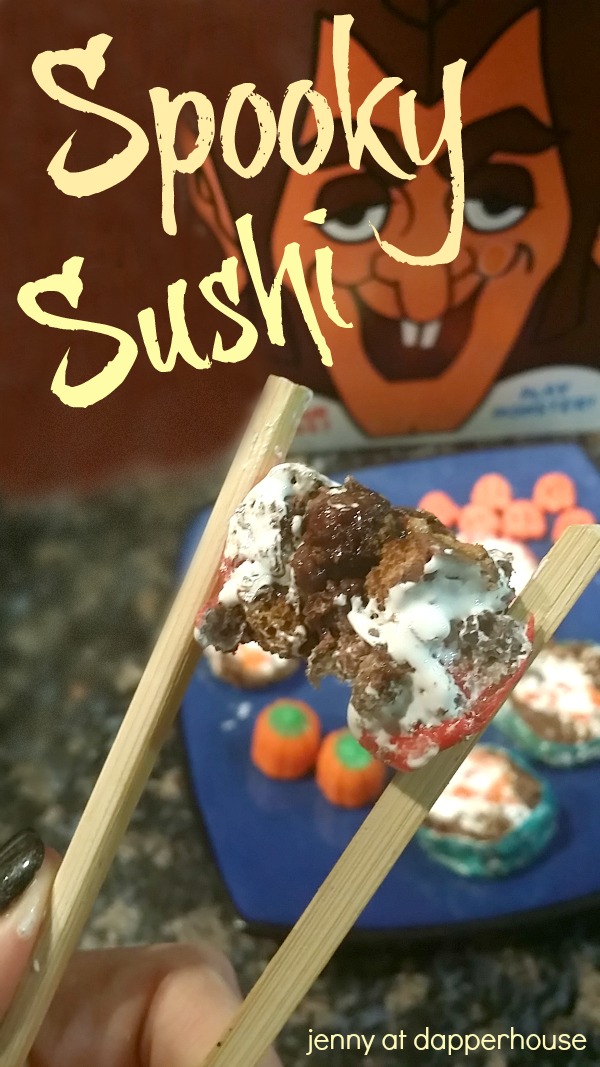 Spooky Sushi Treats jenny at dapperhouse  #retromonstercereal #PlatefullCoOp #paid