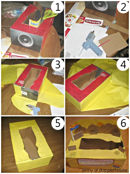 DIY How to make 3D Geography Report Idea for Homeschool