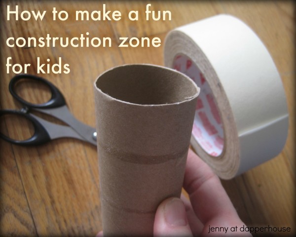 How to make a fun construction zone play set for kids @dapperhouse