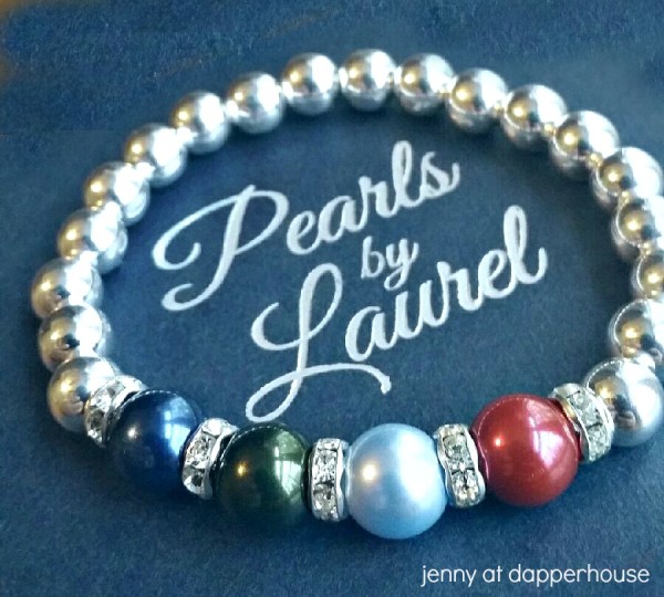 Mother's Bracelet Pearl's by Laurel jenny at dapperhouse birthstones
