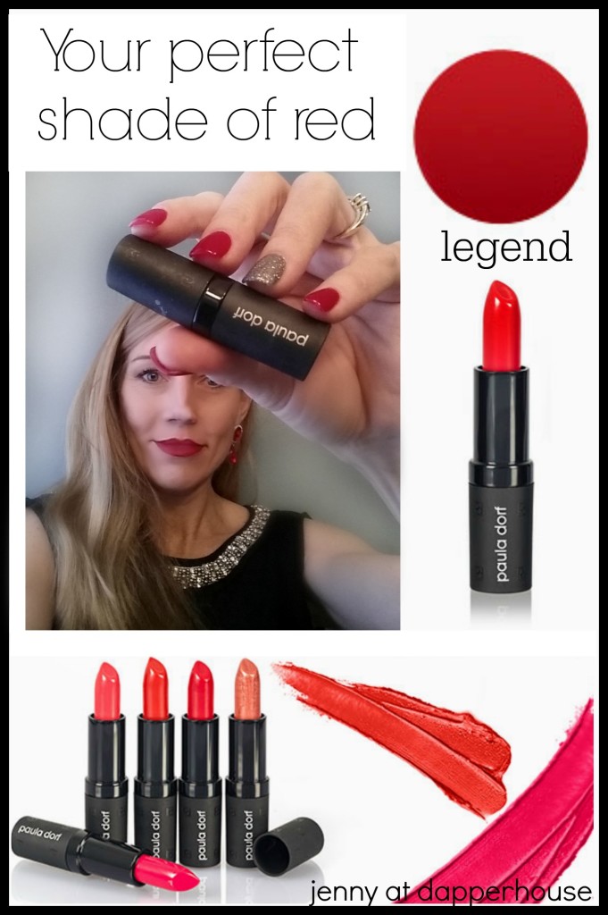 Your perfect shade of red - lipstick Paula Dorf #sponsored #beauty #fashion @dapperhouse @BrandBacker @PDcosmetics