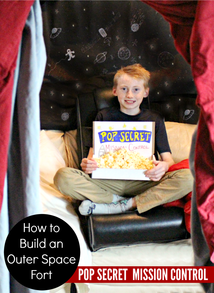 How to build an outer space fort Top Secret Mission Control #PopSecretForts #sp   @dapperhouse