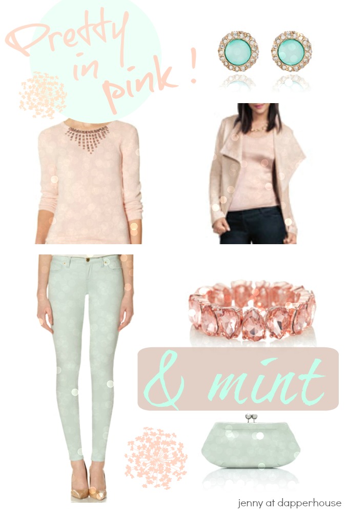 Pretty in pink and mint fashion and accessories from jenny at dapperhouse