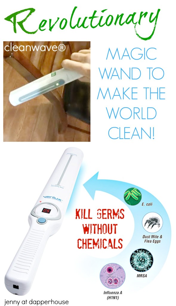 Revolutionary magic wand to make the world clean and germ free cleanwave® @dapperhouse @Verilux #health