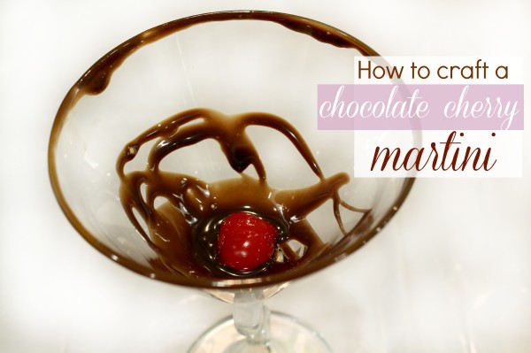 how to craft a chocolate cherry martini for your love on valentines day 1