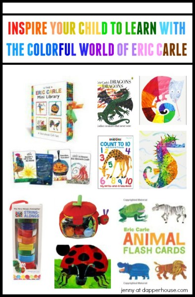 Inspire Your Child To LEarn with the Colorful World of Eric Carle with jenny at dapperhouse