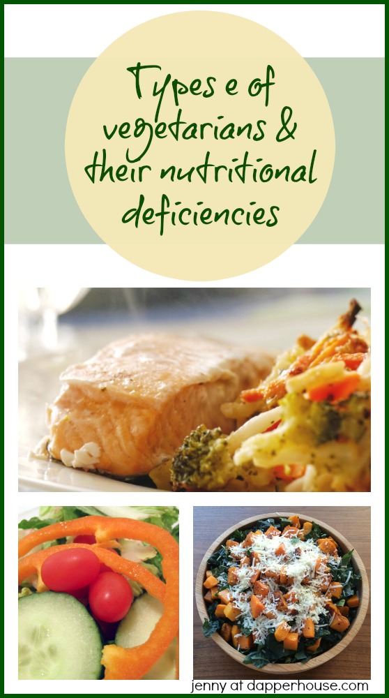 Learn the types of vegetarians and the nutritional deficiencies faced by each from jenny at dapperhouse #vegetarian #health #diet #nutrition
