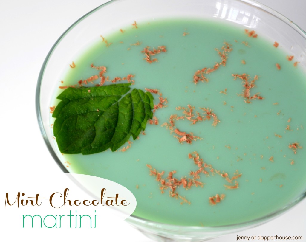 Mint Chocolate Martini Recipe -  jenny at dapperhouse