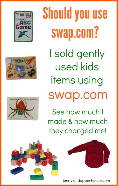 Should you use swap.com to sell your childs  used clothing and toys Find out at dapperhouse.