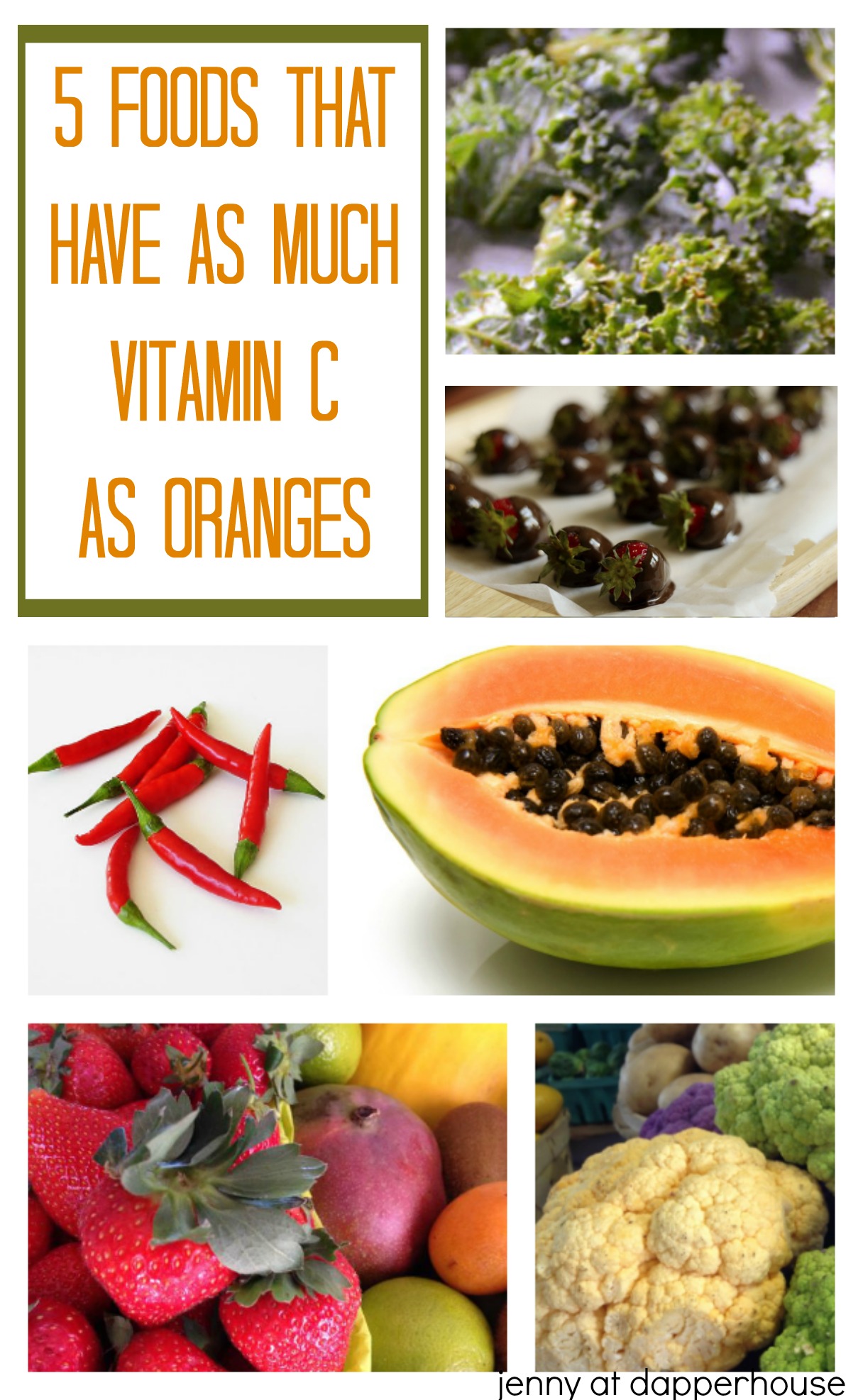 5 Foods That Have as Much Vitamin C as Oranges Jenny at dapperhouse