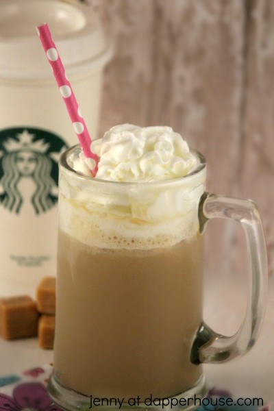 Copy cat STARBUCK'S Recipe for Caramel Frappuccino - jenny at dapperhouse