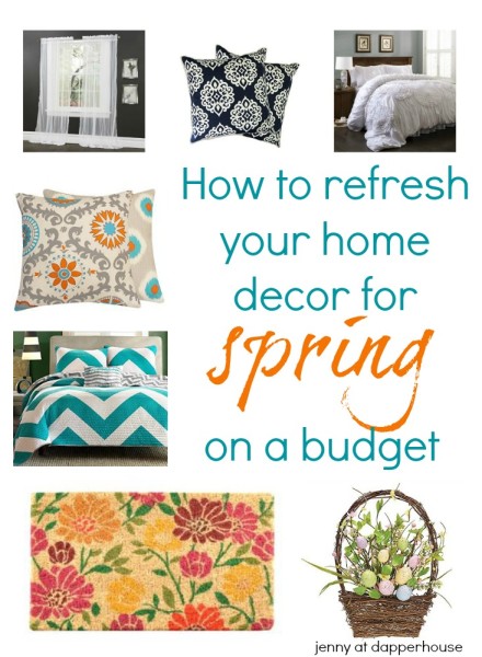 How to Refresh your home decor for Spring on a budget - jenny at dapperhouse