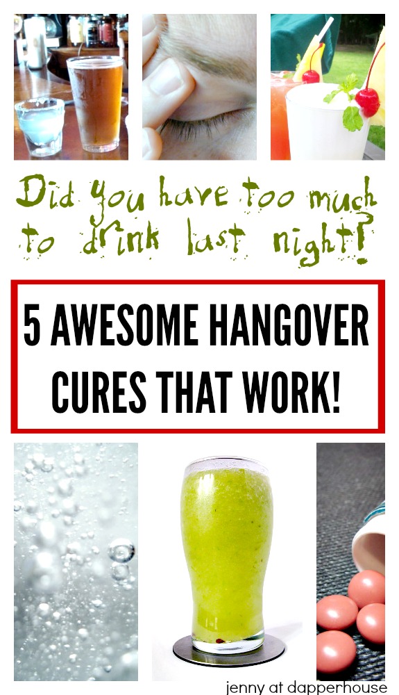 awesome hangover cures that will work - jenny at dapperhouse
