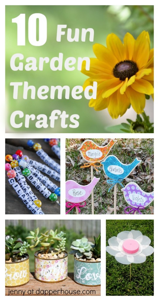 10 Fun DIY Garden Themed Crafts - Jenny at dapperhouse