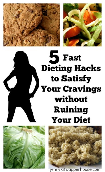 5 Fast Dieting Hacks to Satisfy Your Cravings without Ruining Your Diet - jenny at dapperhouse #health #dieting #food