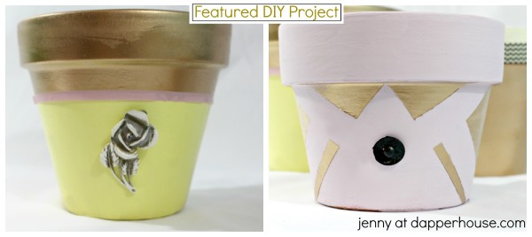 Make these GLAM terra cotta upcycled post Easy DIY from jenny at dapperhouse