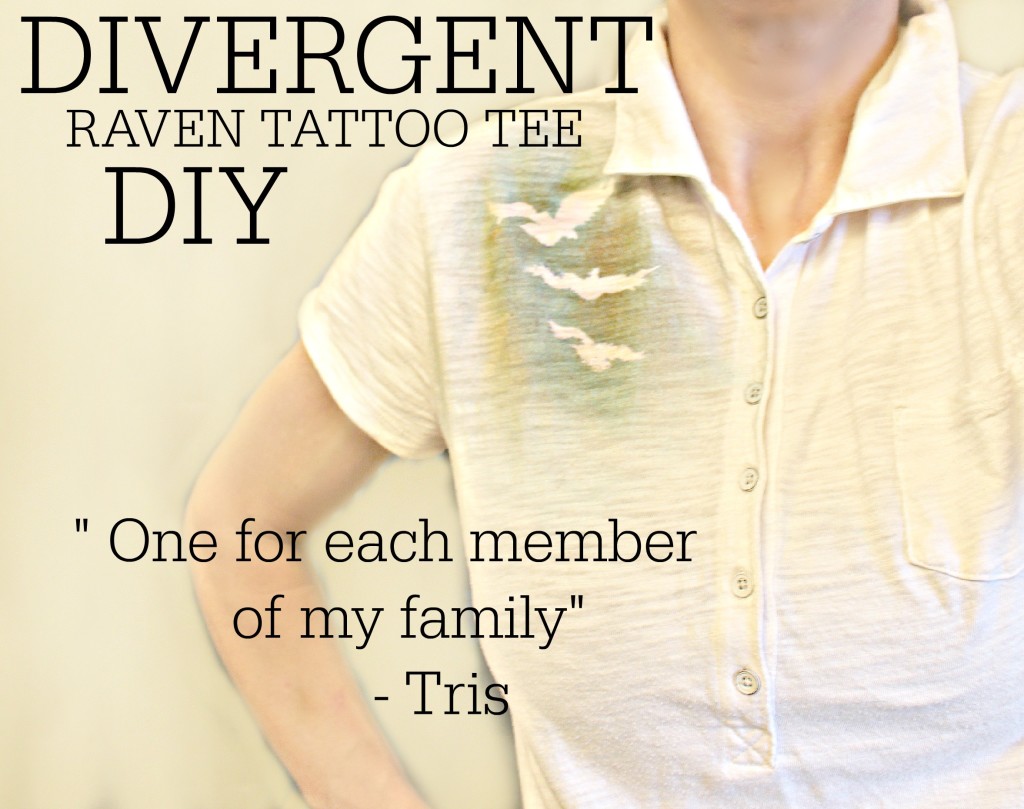 Divergent Raven Tattoo Tee DIY