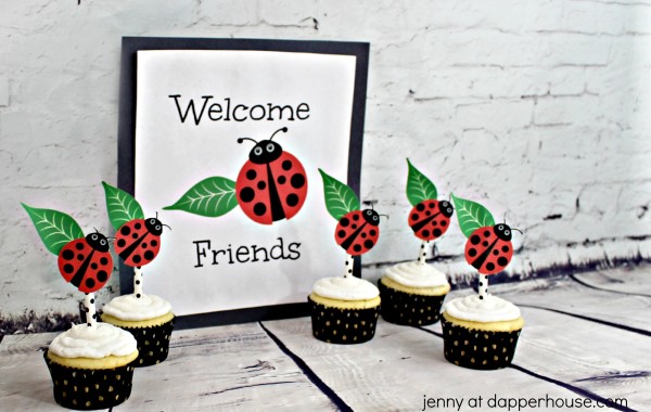 Free Ladybug Printables for a super fun party - jenny at dapperhouse