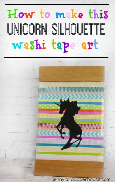 Make a Washi Tape Unicorn