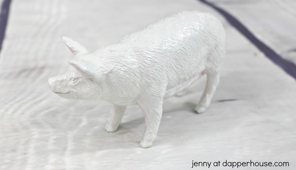 How to make this fun animal washi tape craft - home decor - trendy DIY tutorial - jenny at dapperhouse