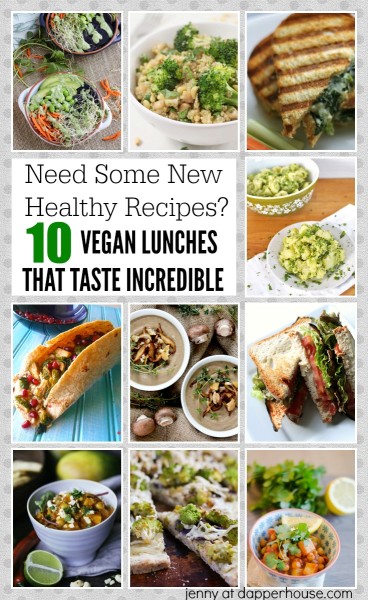 Need Some New Healthy Recipes Here are 10 Healthy Lunches that Taste Incredible! - jenny at dapperhouse