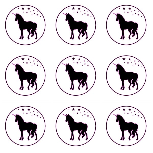 free printable unicorn cupcake toppers jenny at dapperhouse