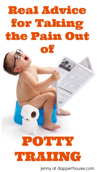 REAL ADVICE for taking the pain out of POTTY TRAINING - jenny at dapperhouse #PottyTraining