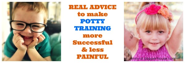 Real Advice to make potty training more successful and less painful - jenny at dapperhouse - #PottyTraining #parenting