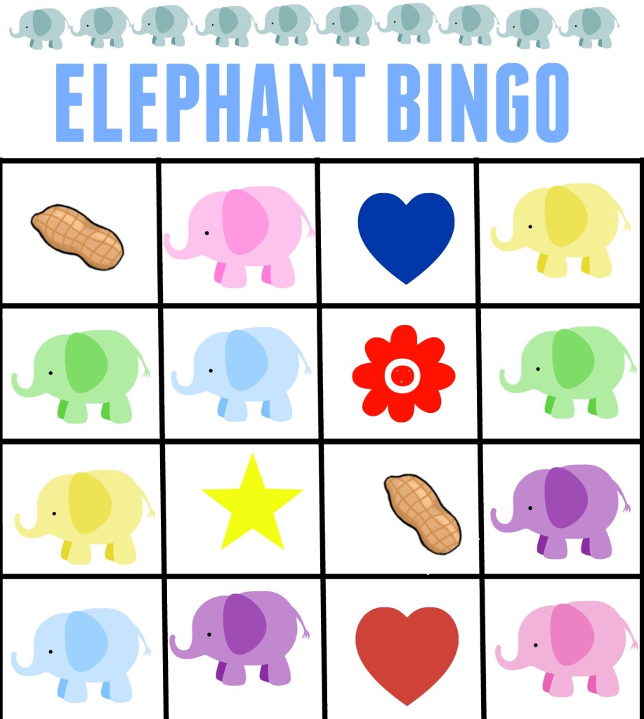 Elephant Bingo 3