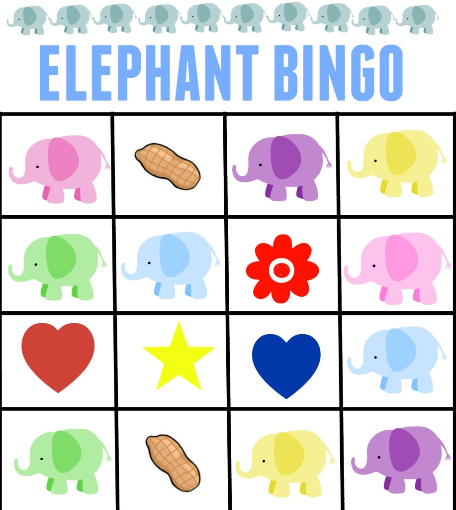 Elephant Bingo 4