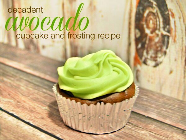 Chocolate-Avocado Cupcakes with Avocado Cream Frosting