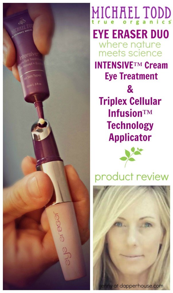 Michael Todd True Organics Eye Serum and Applicator product review - jennyatdapperhouse.com