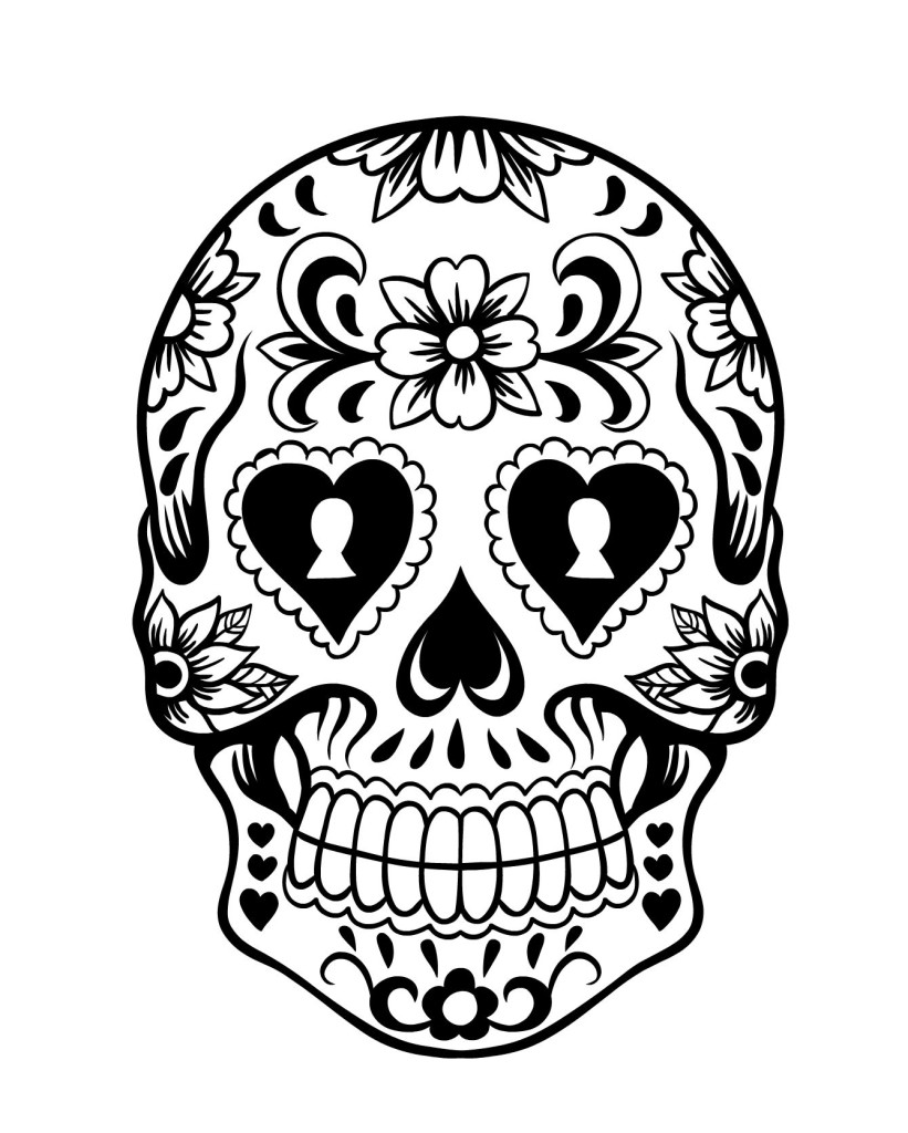 Day Of The Dead History And Free Sugar Skulls Coloring Pages Jenny At Dapperhouse 7178