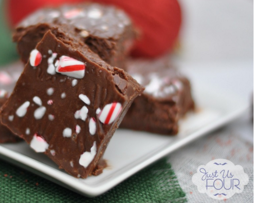 Peppermint Marshmallow Fudge