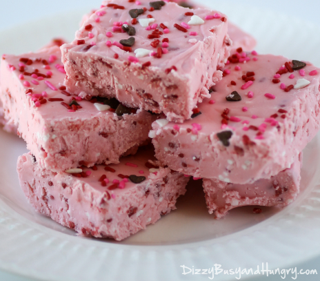 Super Easy Strawberry Fudge