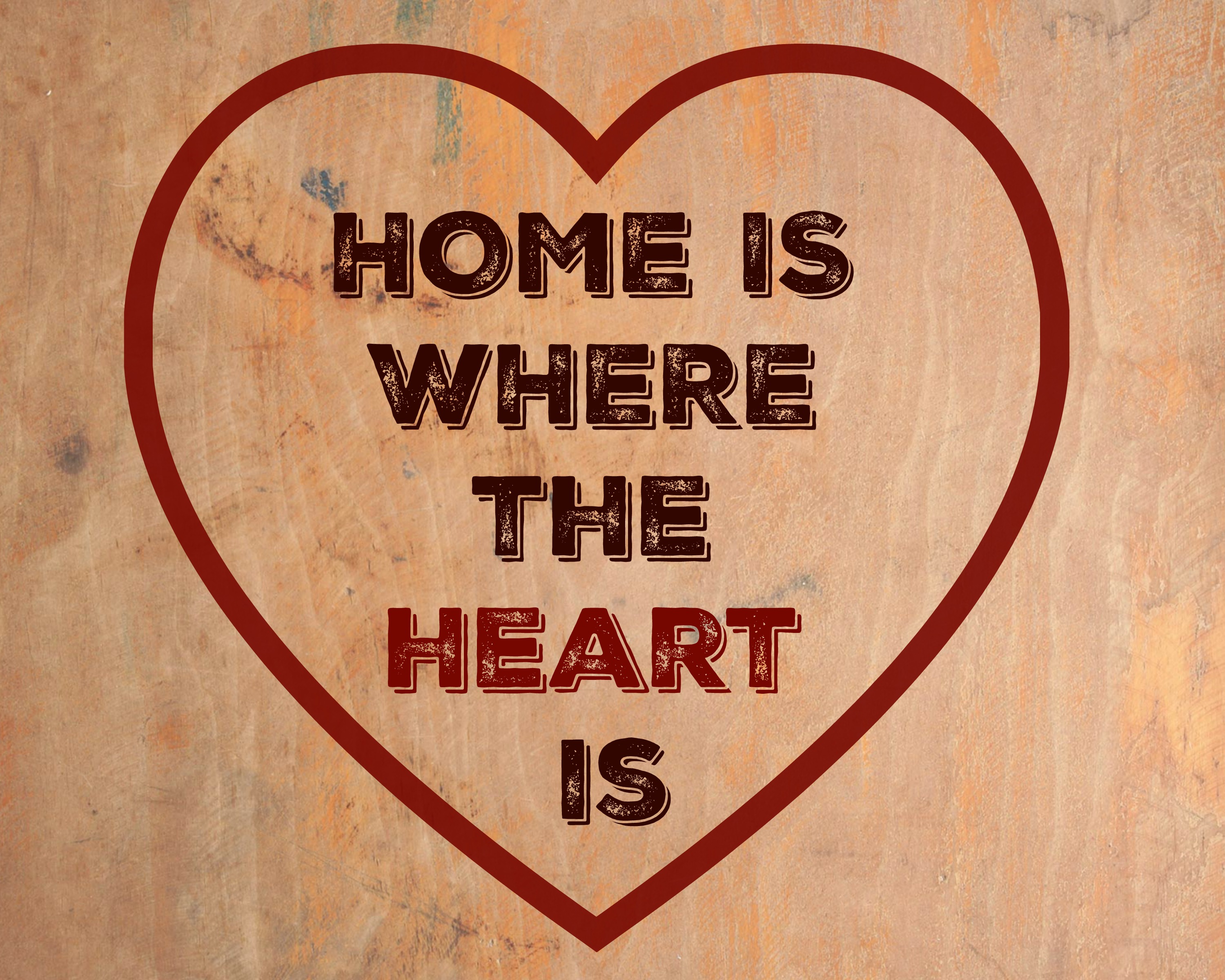 Free Printable Home is Where the Heart Is - jenny at dapperhouse