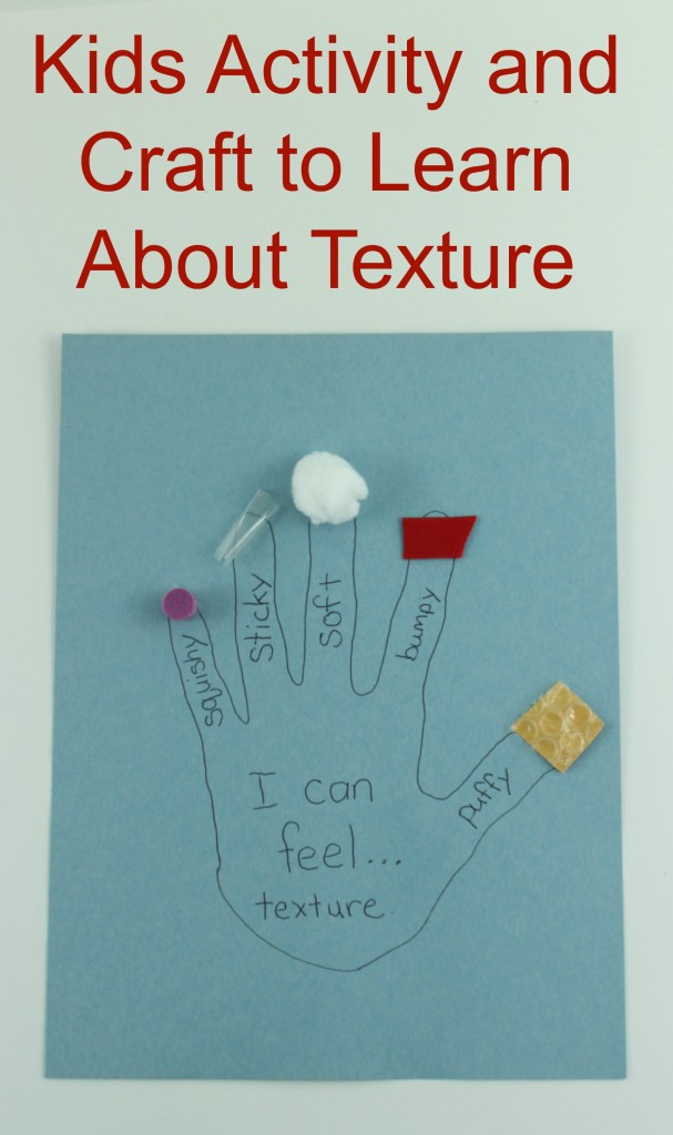 Kids Activity and Craft to Learn about Texture - jenny at dapperhouse