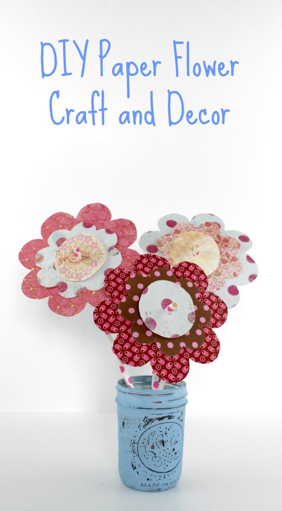 DIY Paper Flower Craft and Decor - jenny at dappperhouse