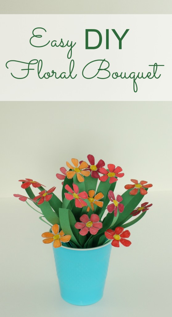Easy DIY Floral Bouquet craft - jenny at dapperhouse