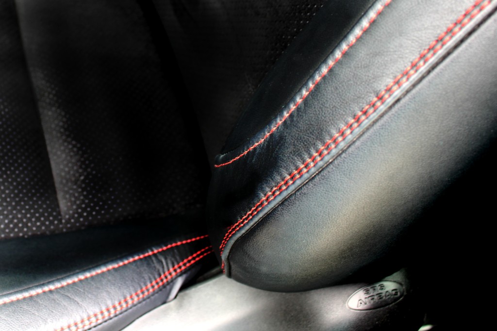 contrast stitching in toyota camry - jenny at dapperhouse