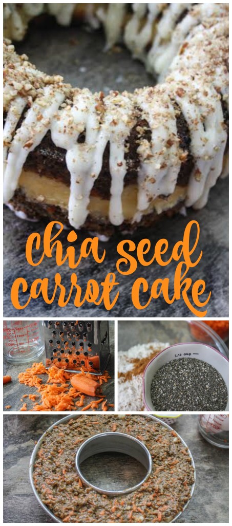 Chia seed carrot cake recipe - jenny at dapperhouse