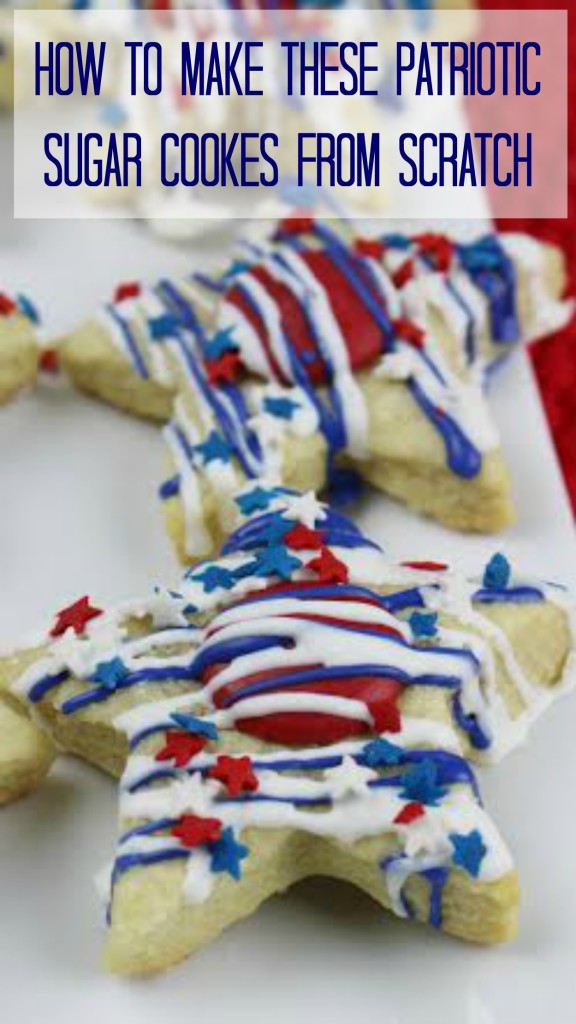Patriotic Sugar Cookies From Scratch  - jenny at dapperhouse