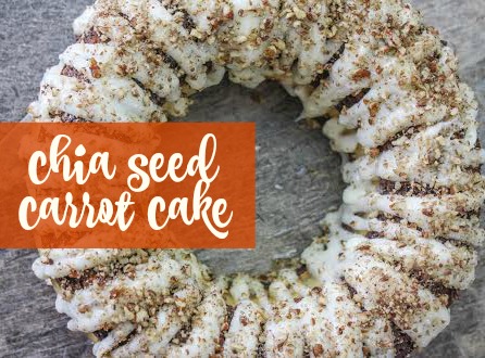 chia seed carrot cake - jenny at dapperhouse
