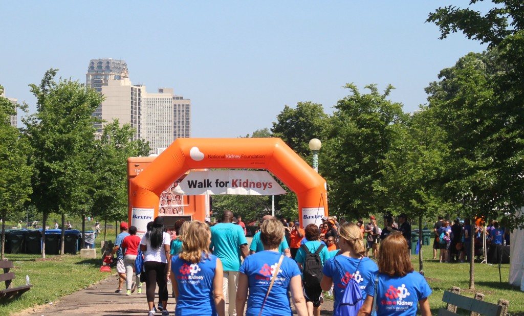 End of the Chicago Kidney Walk - jenny at dapperhouse