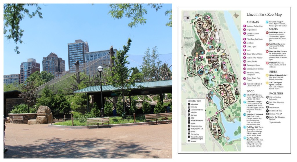Lincoln Park Zoo Map - jenny at dapperhouse #chicago #zoo