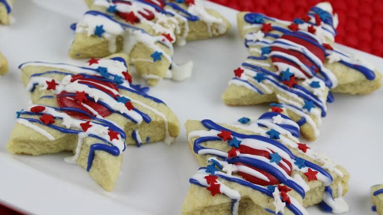 Gorgeous Patriotic Sugar Cookies From Scratch