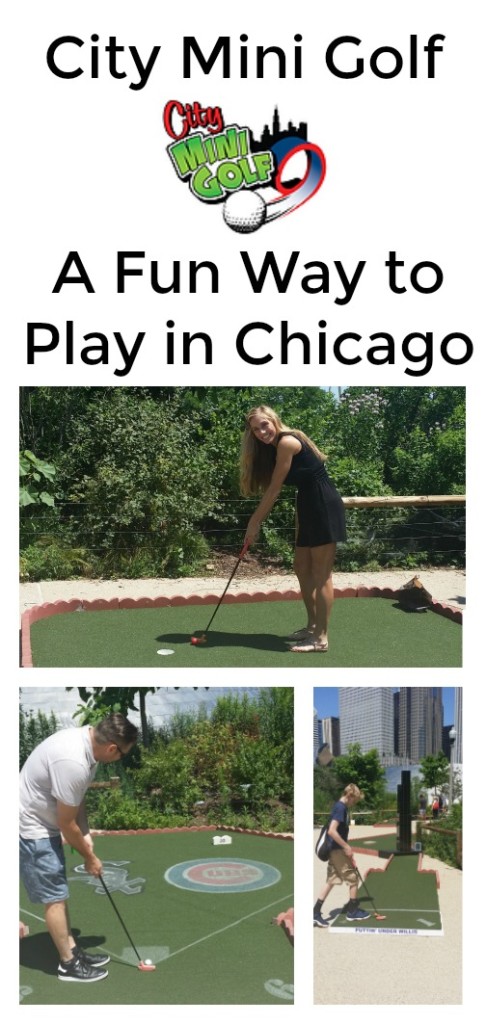 City Mini Golf is a Fun way to play on a nice day in Chicagoo - jenny at dapperhouse