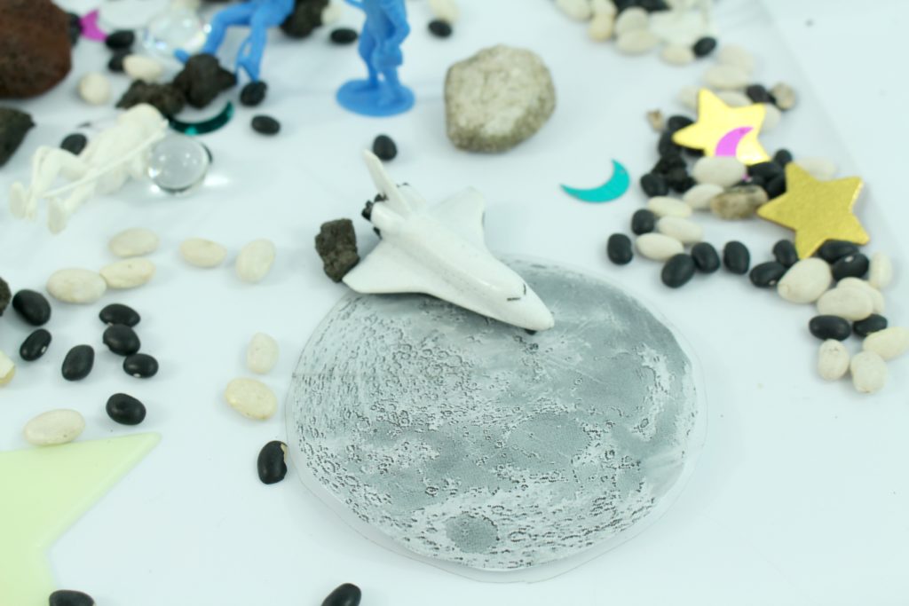 DIY Make an outer space sensory bin - jenny at dapperhouse